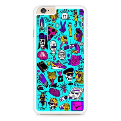 Doodle Logo Collage iPhone 6 / 6S / 6 Plus / 6S Plus Case - Image 2