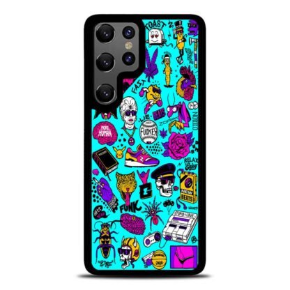 Doodle Logo Collage Samsung Galaxy S25 / S25 Plus / S25 Ultra Case