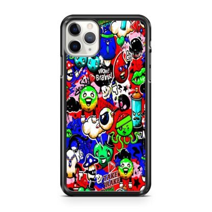 Doodle Mini Monster Collage iPhone 12 / 12 Pro / 12 Pro Max / 12 Mini Case