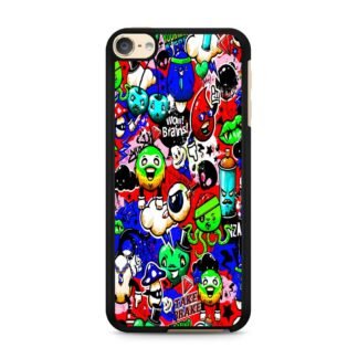 Doodle Mini Monster Collage iPod Touch 6 / 7 Case