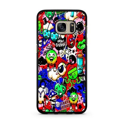 Doodle Mini Monster Collage Samsung Galaxy S7 / S7 Edge Case