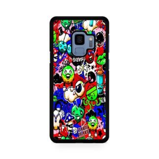 Doodle Mini Monster Collage Samsung Galaxy S9 / S9 Plus Case