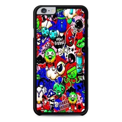 Doodle Mini Monster Collage iPhone 6 / 6S / 6 Plus / 6S Plus Case
