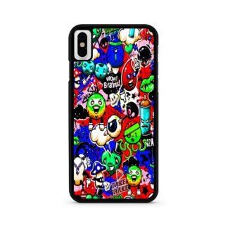 Doodle Mini Monster Collage iPhone X / XR / XS / XS Max Case