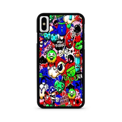 Doodle Mini Monster Collage iPhone X / XR / XS / XS Max Case