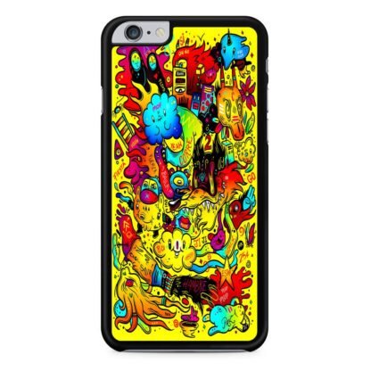 Doodle Yellow Collage iPhone 6 / 6S / 6 Plus / 6S Plus Case