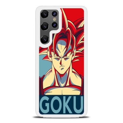 Dragon Ball Goku Blue Red Samsung Galaxy S25 / S25 Plus / S25 Ultra Case - Image 2