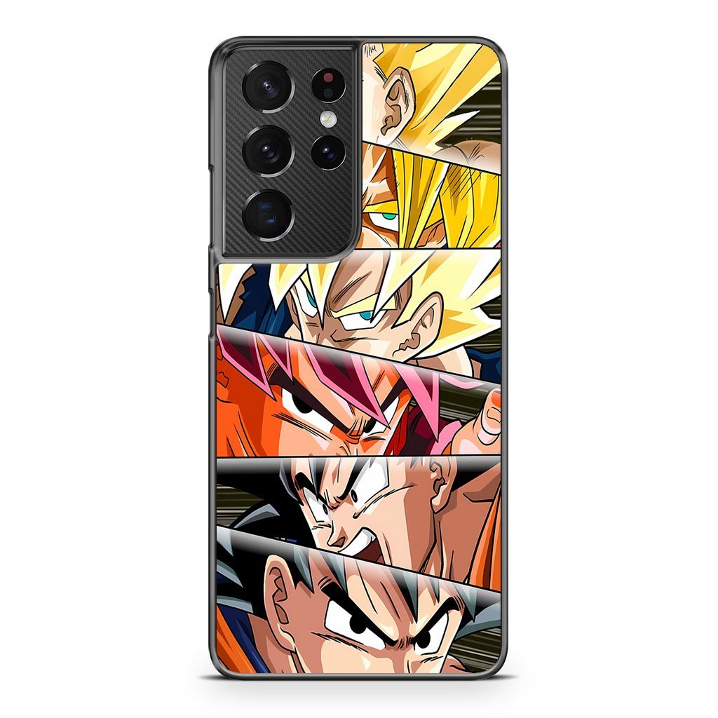 Dragon Ball Goku Saiyan Samsung Galaxy S21 / S21 Plus / S21 Ultra / S21 FE Case