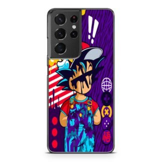 Dragon Ball Kid Goku Paint Samsung Galaxy S21 / S21 Plus / S21 Ultra / S21 FE Case