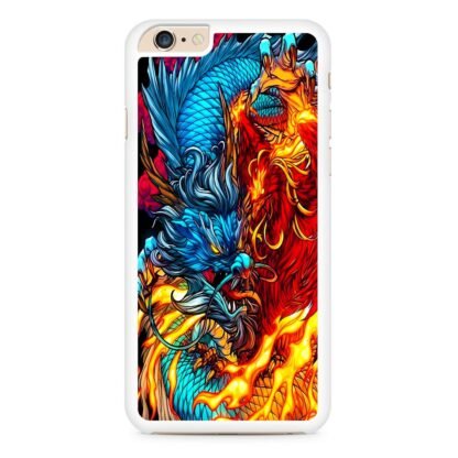 Dragon Phoenix Battle Cover iPhone 6 / 6S / 6 Plus / 6S Plus Case - Image 2