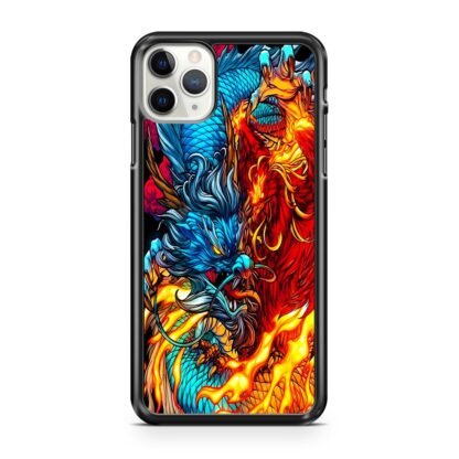 Dragon Phoenix Battle Cover iPhone 12 / 12 Pro / 12 Pro Max / 12 Mini Case