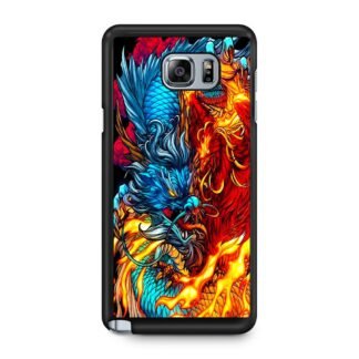 Dragon Phoenix Battle Cover Samsung Galaxy Note 5 Case