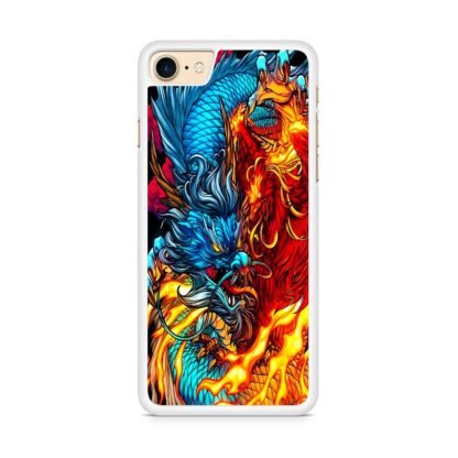 Dragon Phoenix Battle Cover iPhone 7 / 8 / SE 2020 / SE 2022 Case - Image 2