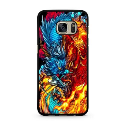 Dragon Phoenix Battle Cover Samsung Galaxy S7 / S7 Edge Case