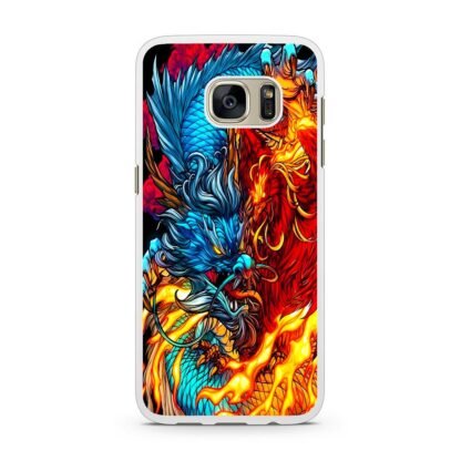 Dragon Phoenix Battle Cover Samsung Galaxy S7 / S7 Edge Case - Image 2