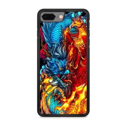 Dragon Phoenix Battle Cover iPhone 7 Plus / 8 Plus Case