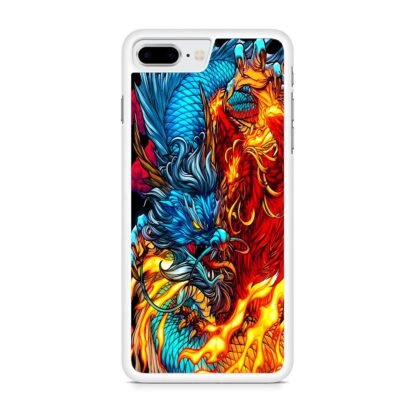 Dragon Phoenix Battle Cover iPhone 7 Plus / 8 Plus Case - Image 2