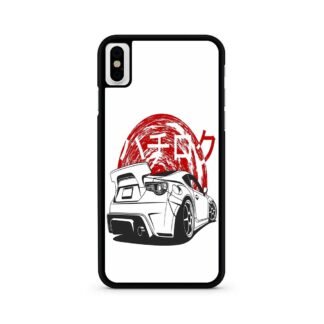 Drift Racing White Cover iPhone X / XR / XS / XS Max Case