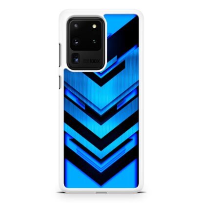 Drop Down Blue Pattern Samsung Galaxy S20 / S20 Plus / S20 Ultra / S20 FE Case - Image 2
