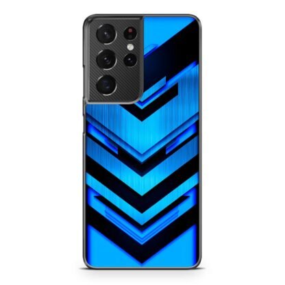 Drop Down Blue Pattern Samsung Galaxy S21 / S21 Plus / S21 Ultra / S21 FE Case