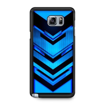 Drop Down Blue Pattern Samsung Galaxy Note 5 Case