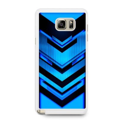 Drop Down Blue Pattern Samsung Galaxy Note 5 Case - Image 2