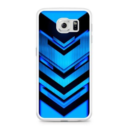 Drop Down Blue Pattern Samsung Galaxy S6 / S6 Edge / S6 Edge Plus Case - Image 2