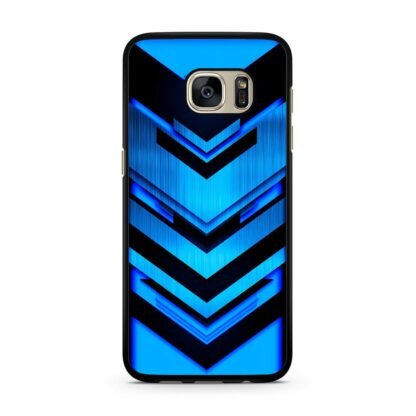 Drop Down Blue Pattern Samsung Galaxy S7 / S7 Edge Case
