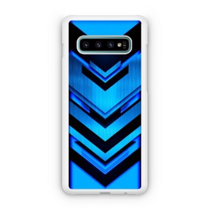 Drop Down Blue Pattern Samsung Galaxy S10 / S10e / S10 Plus / S10 5G Case - Image 2