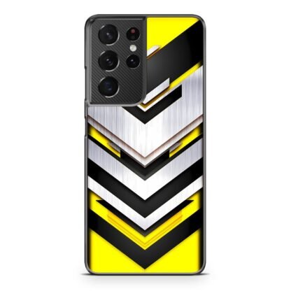 Drop Down Yellow Pattern Samsung Galaxy S21 / S21 Plus / S21 Ultra / S21 FE Case