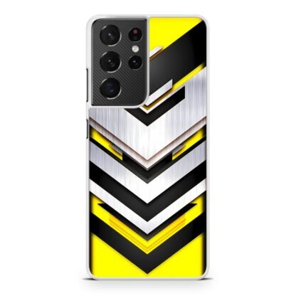 Drop Down Yellow Pattern Samsung Galaxy S21 / S21 Plus / S21 Ultra / S21 FE Case - Image 2