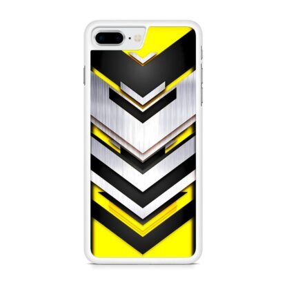 Drop Down Yellow Pattern iPhone 7 Plus / 8 Plus Case - Image 2