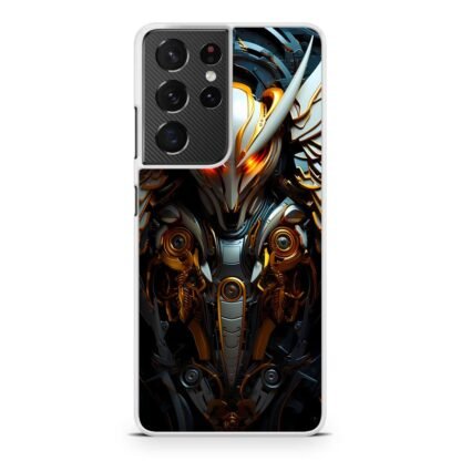 Eagle White Steampunk Armor Samsung Galaxy S21 / S21 Plus / S21 Ultra / S21 FE Case - Image 2