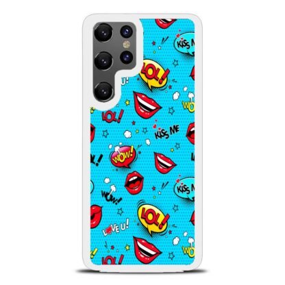 Emoji And Sticker Kiss Me Samsung Galaxy S25 / S25 Plus / S25 Ultra Case - Image 2