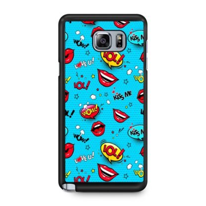 Emoji And Sticker Kiss Me Samsung Galaxy Note 5 Case