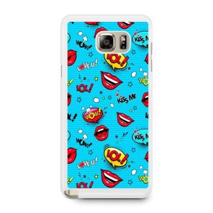 Emoji And Sticker Kiss Me Samsung Galaxy Note 5 Case - Image 2