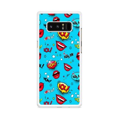 Emoji And Sticker Kiss Me Samsung Galaxy Note 8 Case - Image 2