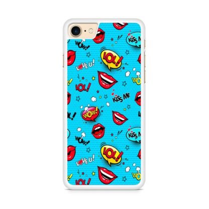 Emoji And Sticker Kiss Me iPhone 7 / 8 / SE 2020 / SE 2022 Case - Image 2