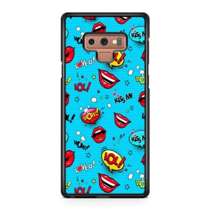 Emoji And Sticker Kiss Me Samsung Galaxy Note 9 Case