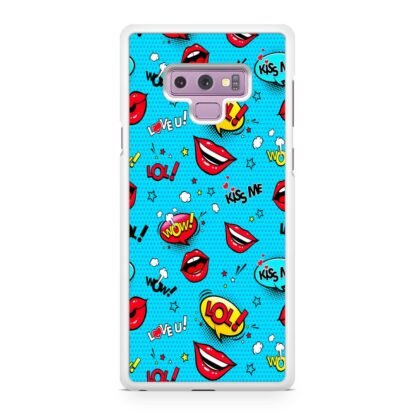 Emoji And Sticker Kiss Me Samsung Galaxy Note 9 Case - Image 2