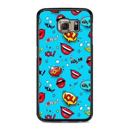 Emoji And Sticker Kiss Me Samsung Galaxy S6 / S6 Edge / S6 Edge Plus Case