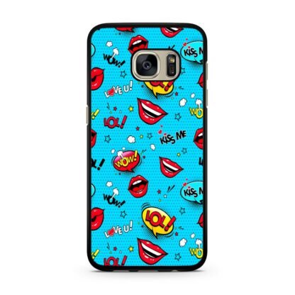 Emoji And Sticker Kiss Me Samsung Galaxy S7 / S7 Edge Case