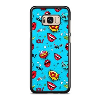 Emoji And Sticker Kiss Me Samsung Galaxy S8 / S8 Plus Case