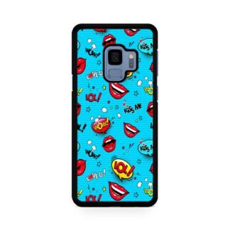 Emoji And Sticker Kiss Me Samsung Galaxy S9 / S9 Plus Case