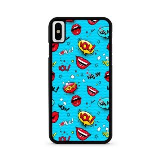 Emoji And Sticker Kiss Me iPhone X / XR / XS / XS Max Case