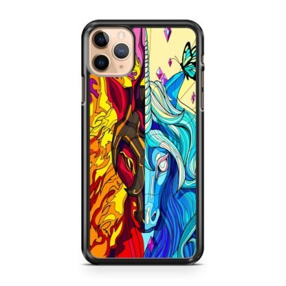 Flame And Ice Unicorn Mosaic iPhone 13 / 13 Pro / 13 Pro Max / 13 Mini Case