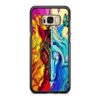 Flame And Ice Unicorn Mosaic Samsung Galaxy S8 / S8 Plus Case
