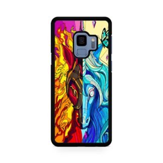 Flame And Ice Unicorn Mosaic Samsung Galaxy S9 / S9 Plus Case