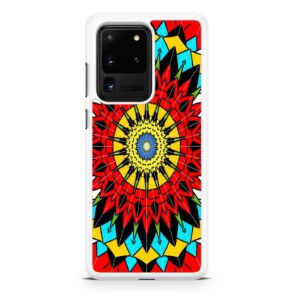 Flower Abstract Pattern Samsung Galaxy S20 / S20 Plus / S20 Ultra / S20 FE Case - Image 2