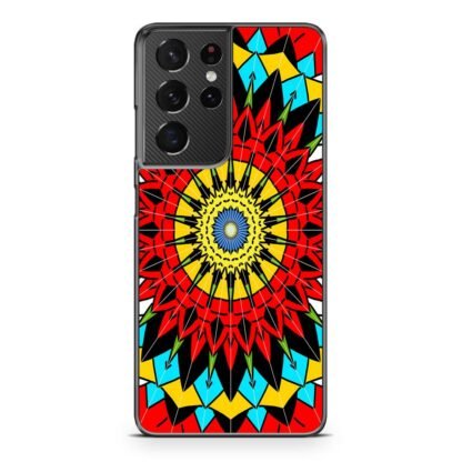 Flower Abstract Pattern Samsung Galaxy S21 / S21 Plus / S21 Ultra / S21 FE Case